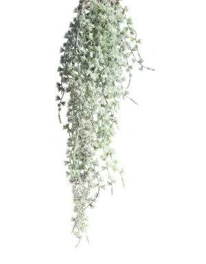 34" Hanging Snow Cluster Pine Bush Spray