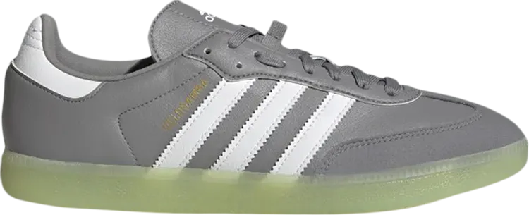 Adidas Velosamba 'Grey Pulse Lime' sneakers, gray