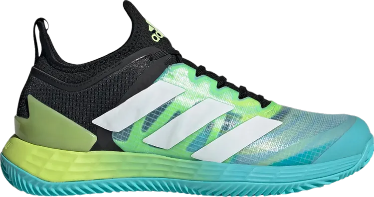 Adidas Wmns Adizero Ubersonic 4 Clay Court 'Black Pulse Lime' sneakers, black