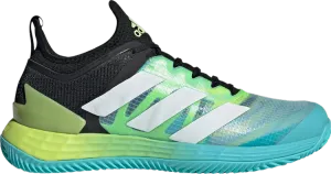 Adidas Wmns Adizero Ubersonic 4 Clay Court 'Black Pulse Lime' sneakers, black