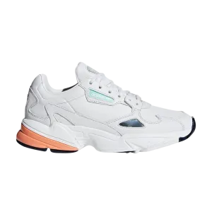 Adidas Wmns Falcon 'White Orange' sneakers, white