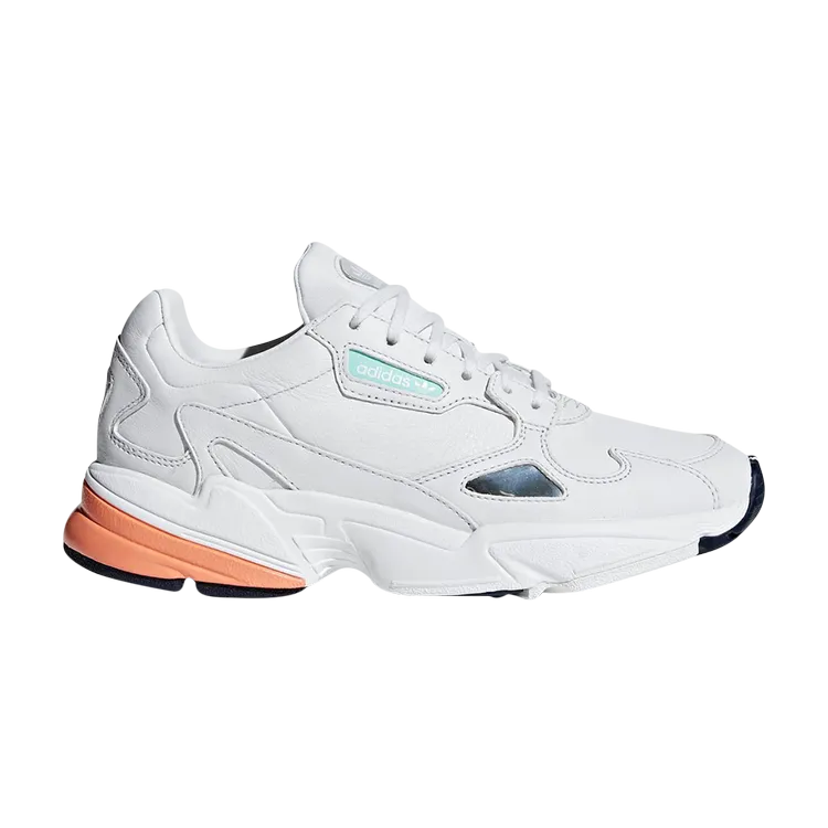 Adidas Wmns Falcon 'White Orange' sneakers, white