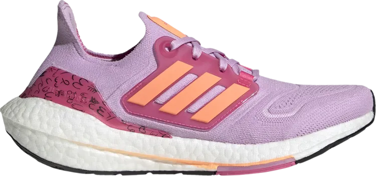 Adidas Wmns UltraBoost 22 'Breast Cancer Awareness' Sneakers, Purple