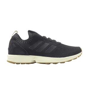 Adidas ZX Flux Primeknit 'Black Gum' Sneakers, black