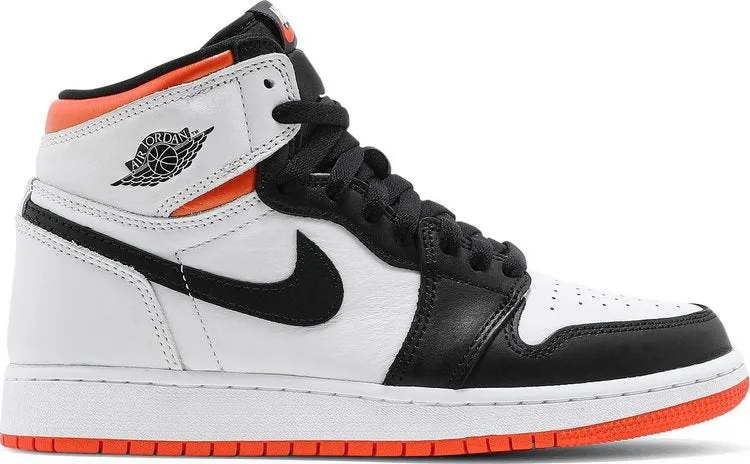 Air Jordan 1 Retro High OG GS Electro Orange sneakers, orange