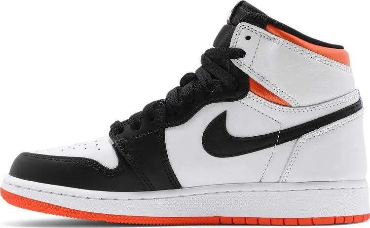 Air Jordan 1 Retro High OG GS Electro Orange sneakers, orange