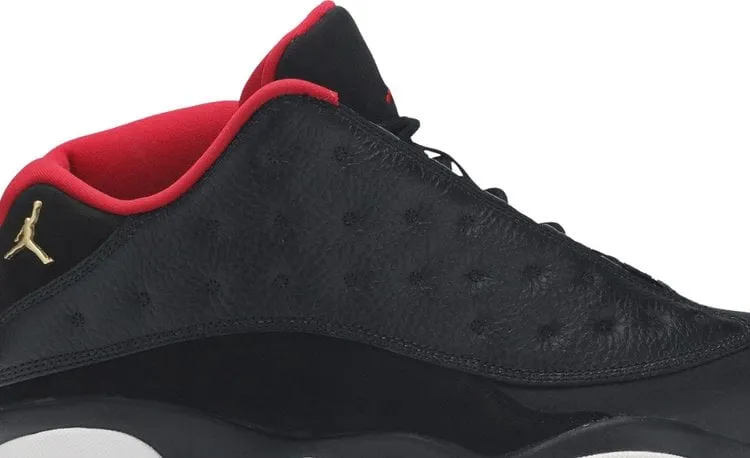 Air Jordan 13 Retro Low Bred Sneakers, Black