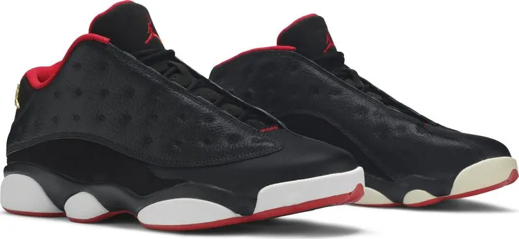 Air Jordan 13 Retro Low Bred Sneakers, Black