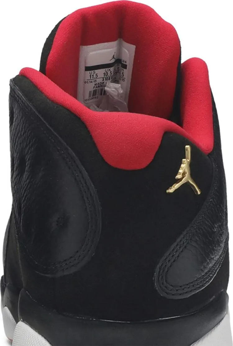 Air Jordan 13 Retro Low Bred Sneakers, Black