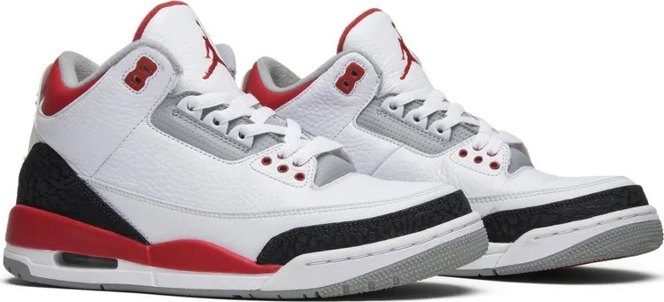 Air Jordan 3 Retro Fire Red 2013 sneakers, white