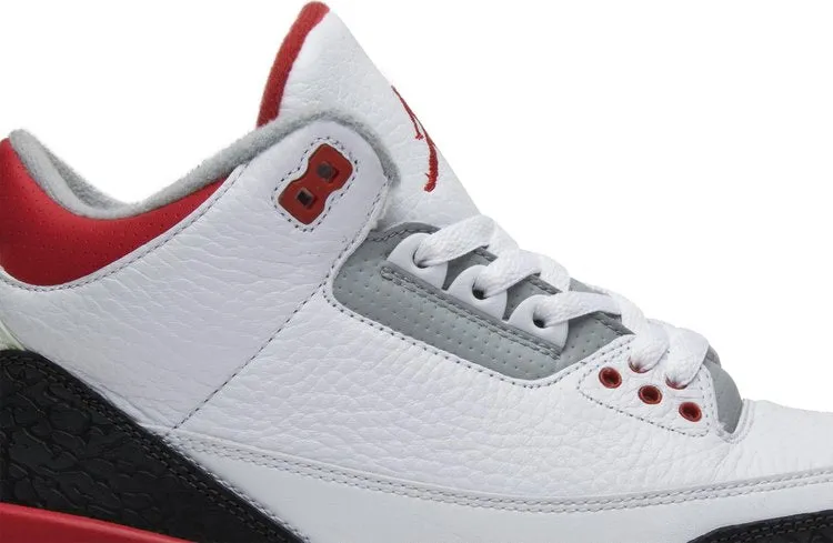 Air Jordan 3 Retro Fire Red 2013 sneakers, white