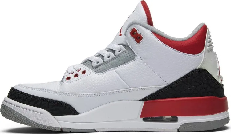 Air Jordan 3 Retro Fire Red 2013 sneakers, white