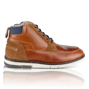 Algate Leather Lace up Boot - Tan