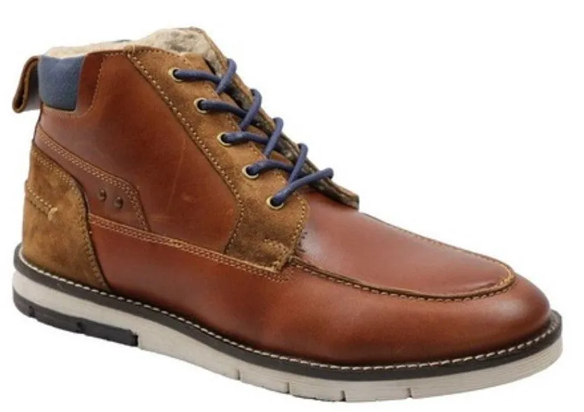 Algate Leather Lace up Boot - Tan