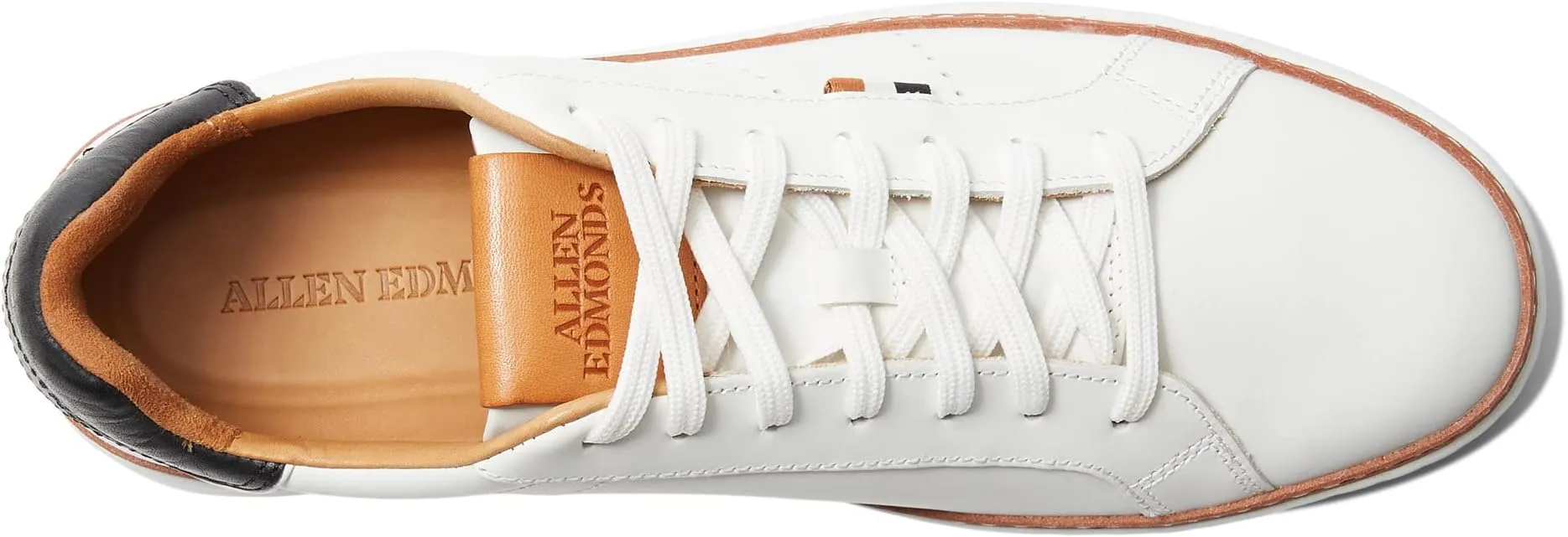 Allen Edmonds Alpha Lace-Up Sneakers, white