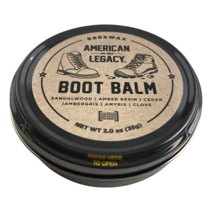 American Legacy ® Beeswax Boot Balm | Conditioner Protectant