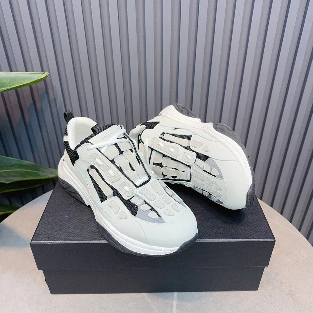 AMR Bone Runner White Sneakers -061