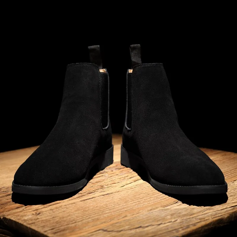 Antonios Casual Cow Leather Ankle Boots