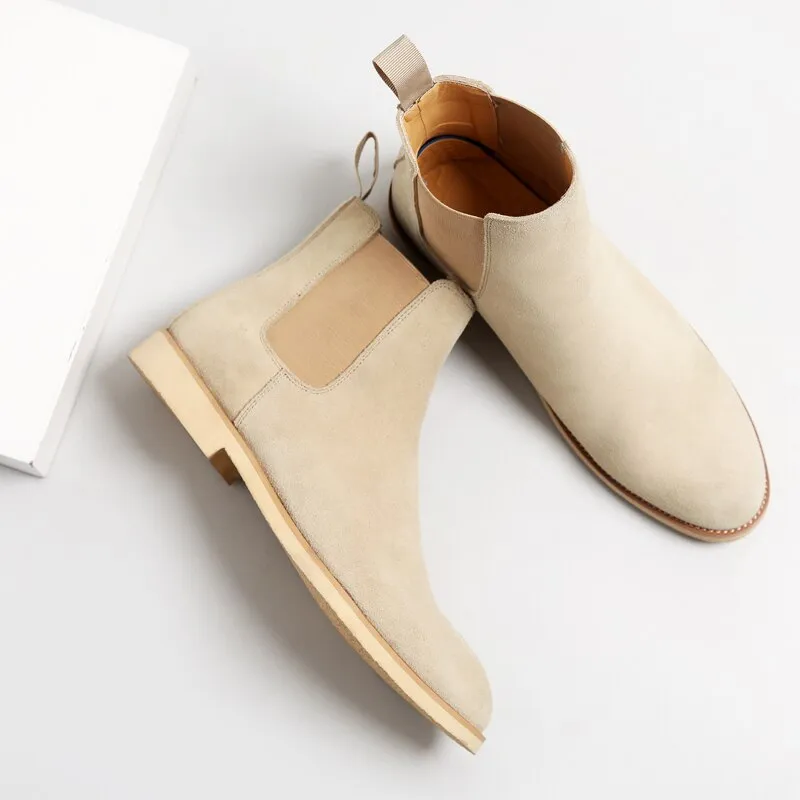 Antonios Casual Cow Leather Ankle Boots