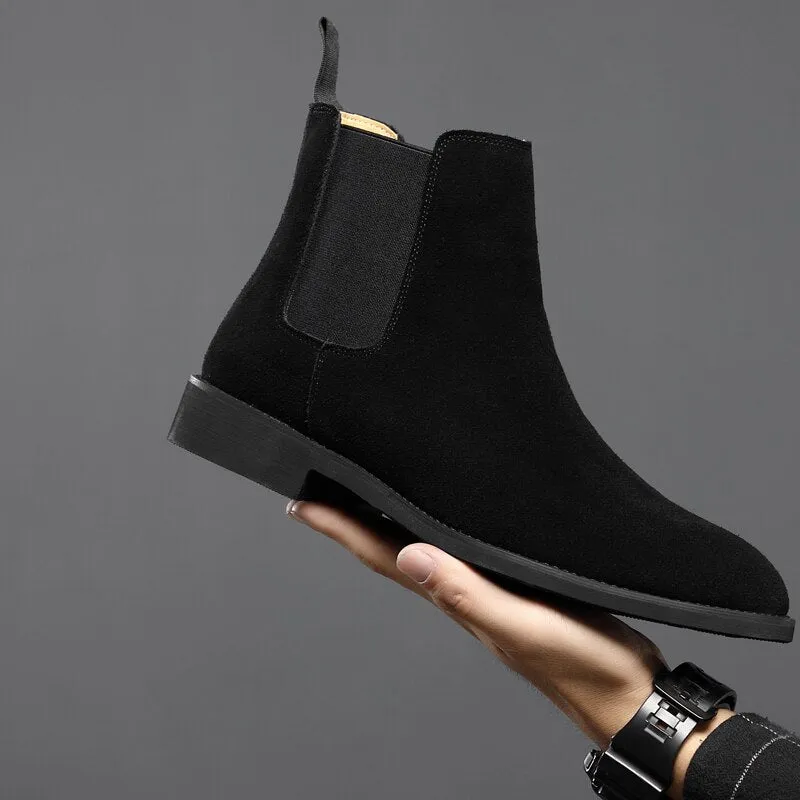 Antonios Casual Cow Leather Ankle Boots