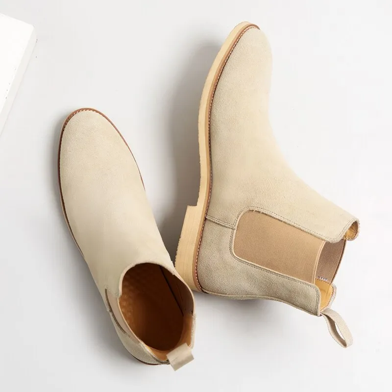 Antonios Casual Cow Leather Ankle Boots