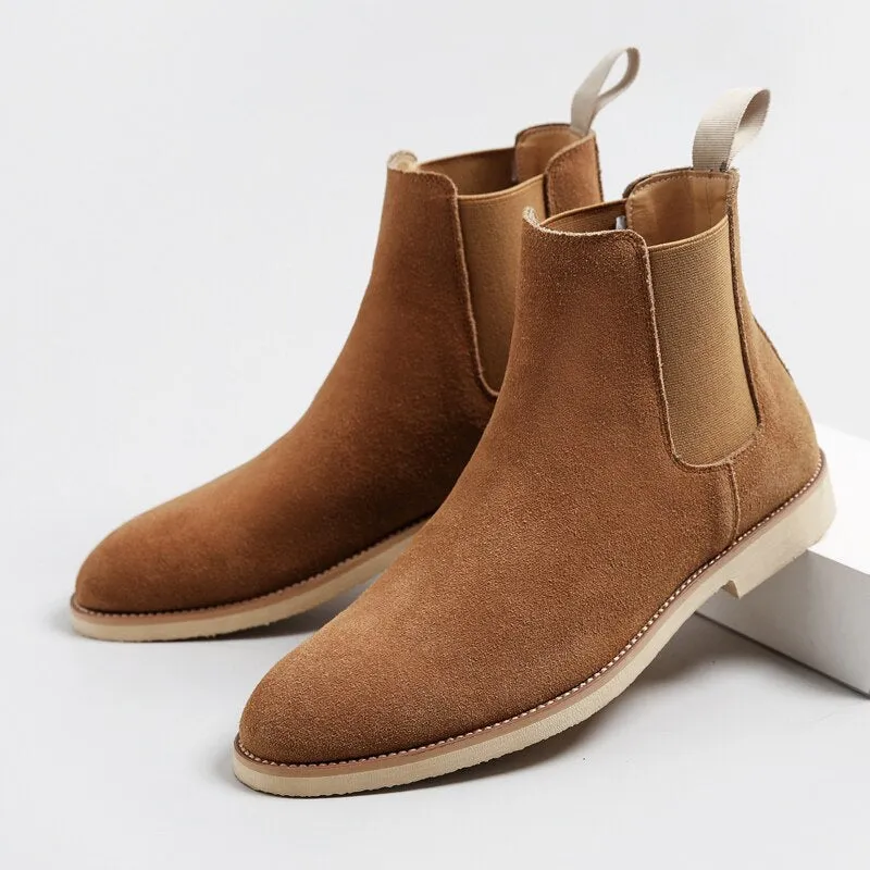 Antonios Casual Cow Leather Ankle Boots