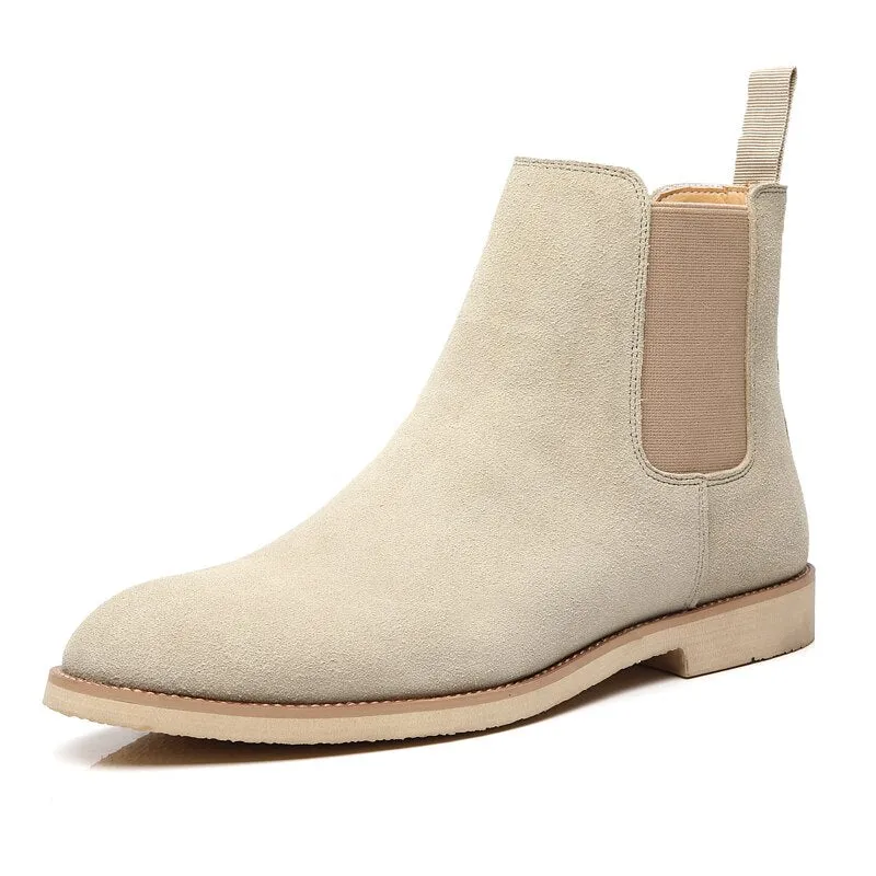 Antonios Casual Cow Leather Ankle Boots