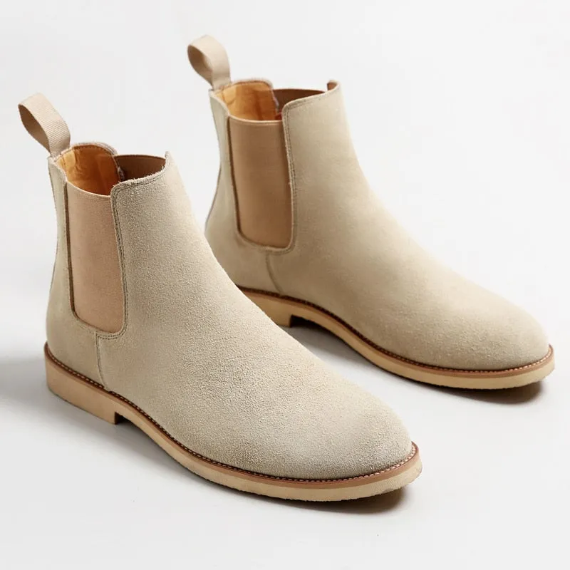 Antonios Casual Cow Leather Ankle Boots