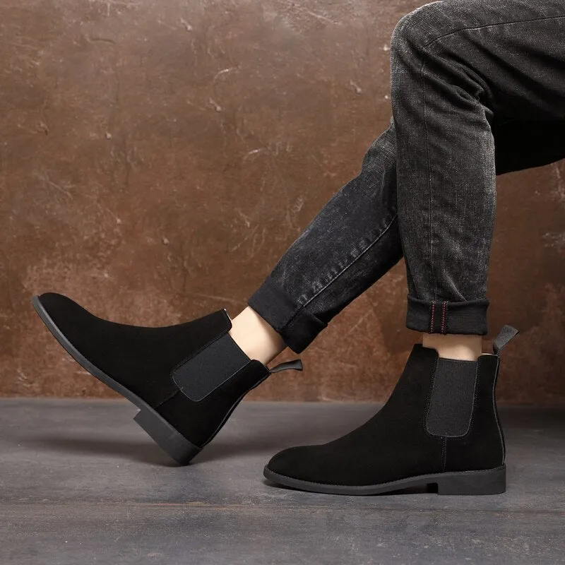 Antonios Casual Cow Leather Ankle Boots