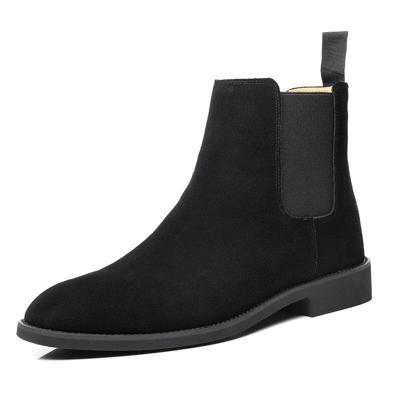 Antonios Casual Cow Leather Ankle Boots