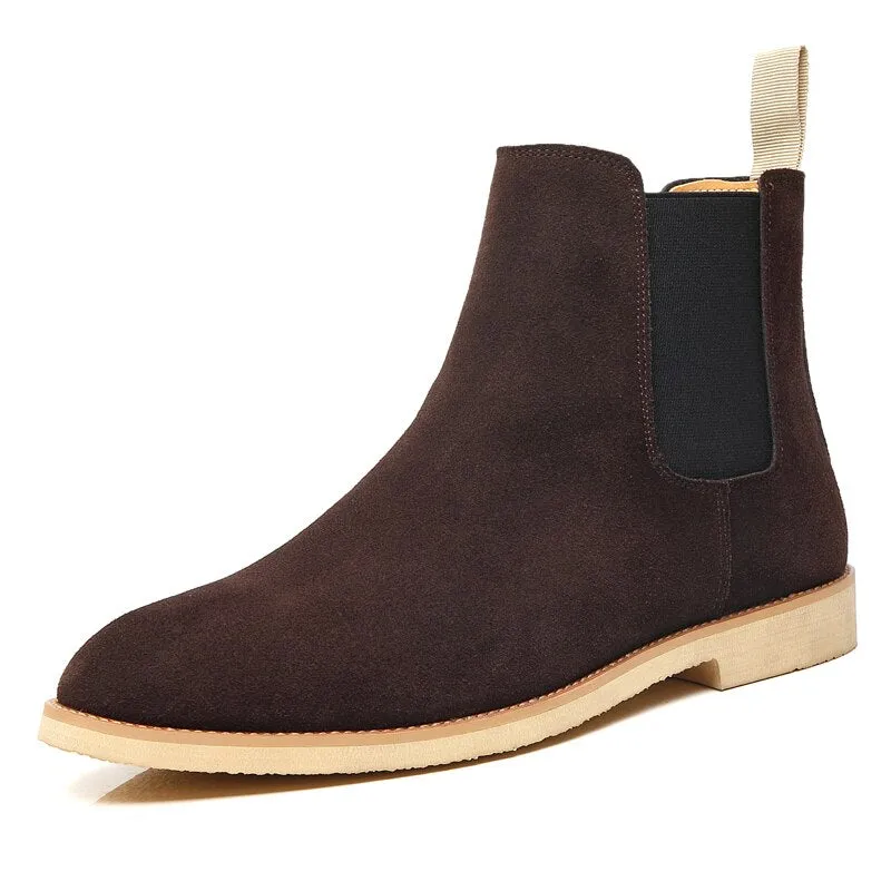 Antonios Casual Cow Leather Ankle Boots