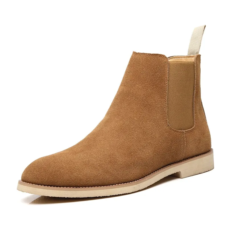 Antonios Casual Cow Leather Ankle Boots