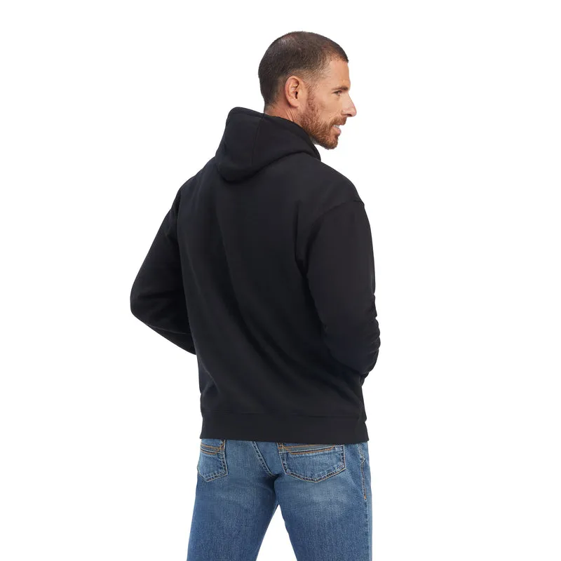 'Ariat' Men's USA Proud Hoodie - Black