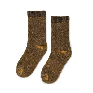 Aspen - Cushioned Organic Cotton Crew Socks - Goldenrod