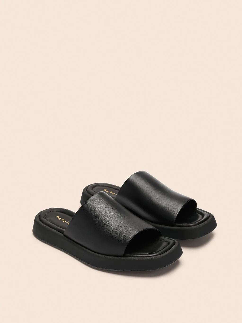 Barça Black Sandal