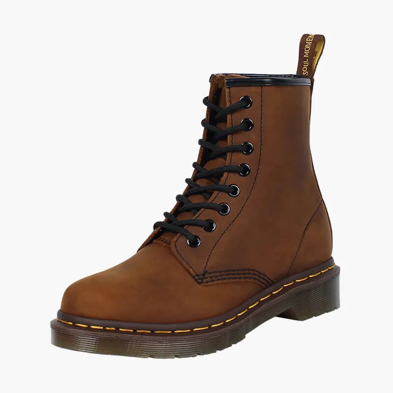 benpaolv Old Brown Martens Boots 8 Holes