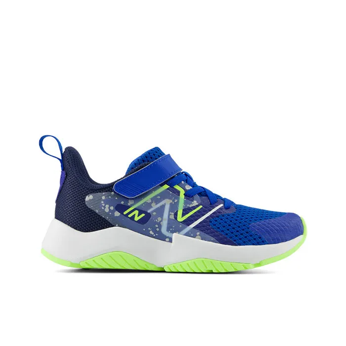 Big Boy New Balance Rave Run v2 A/C in Team Royal/Blue Oasis/Bleached Lime Glo