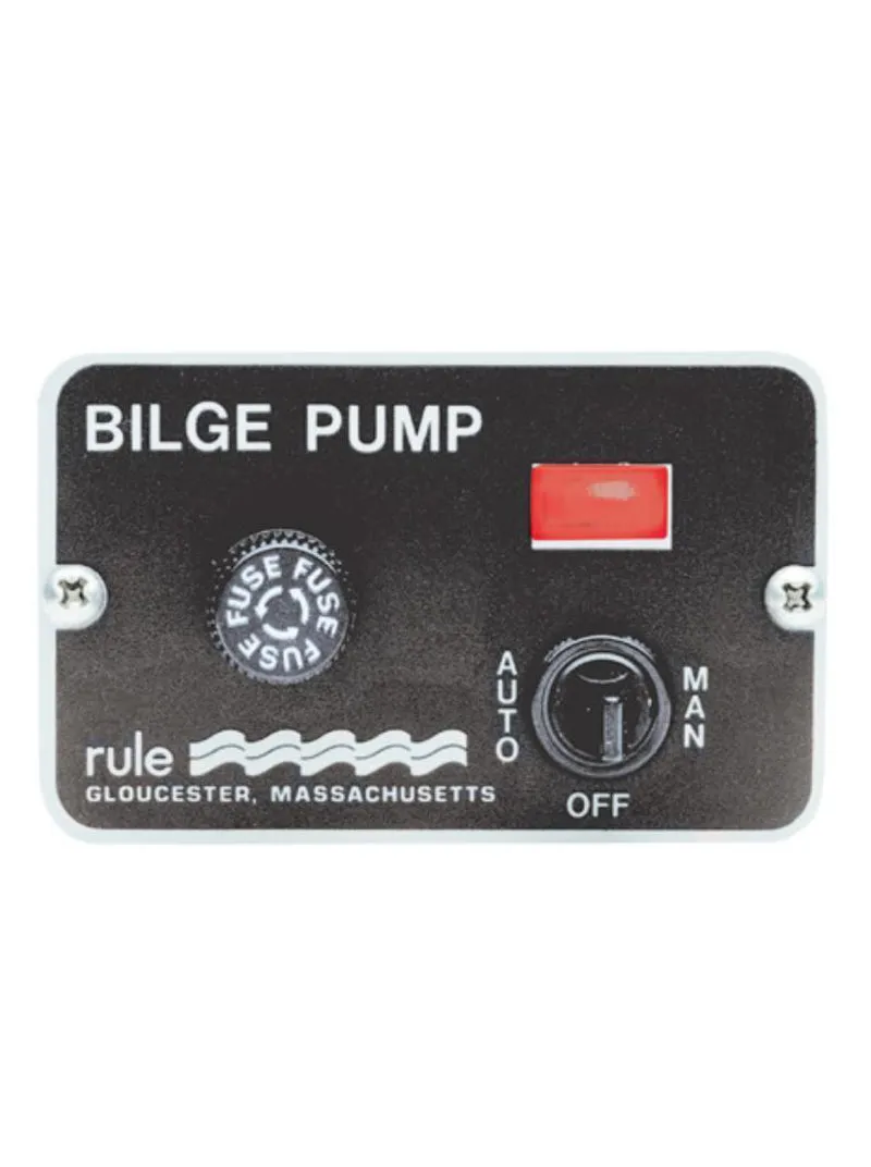 BILGE PUMP CONTROL PANELS - DELUXE 3 WAY SWITCH