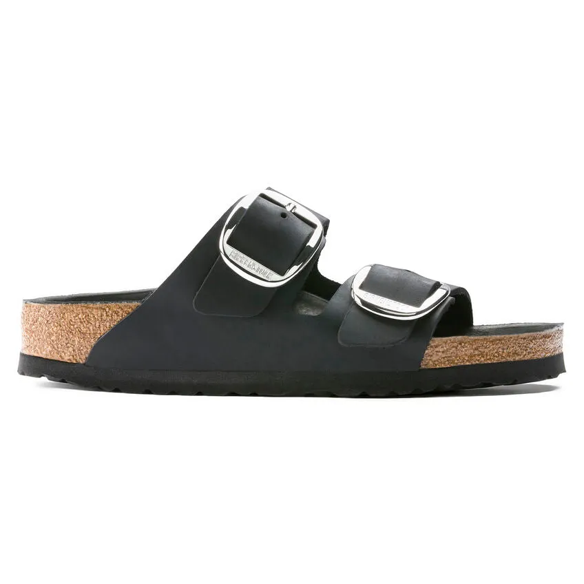 Birkenstock Arizona Big Buckle Black Oiled Leather Women's