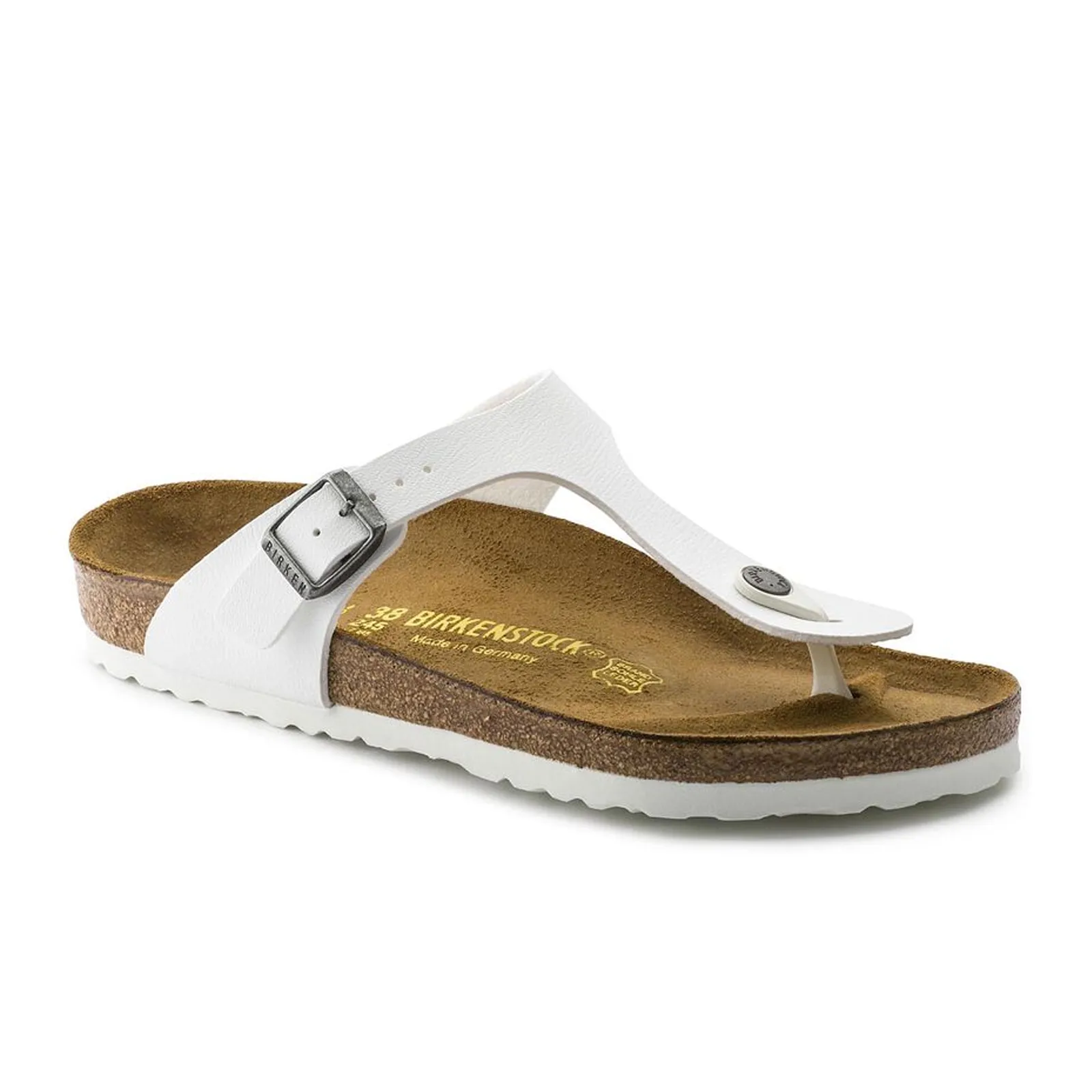 Birkenstock Gizeh Sandal (Women) - White Birko-Flor