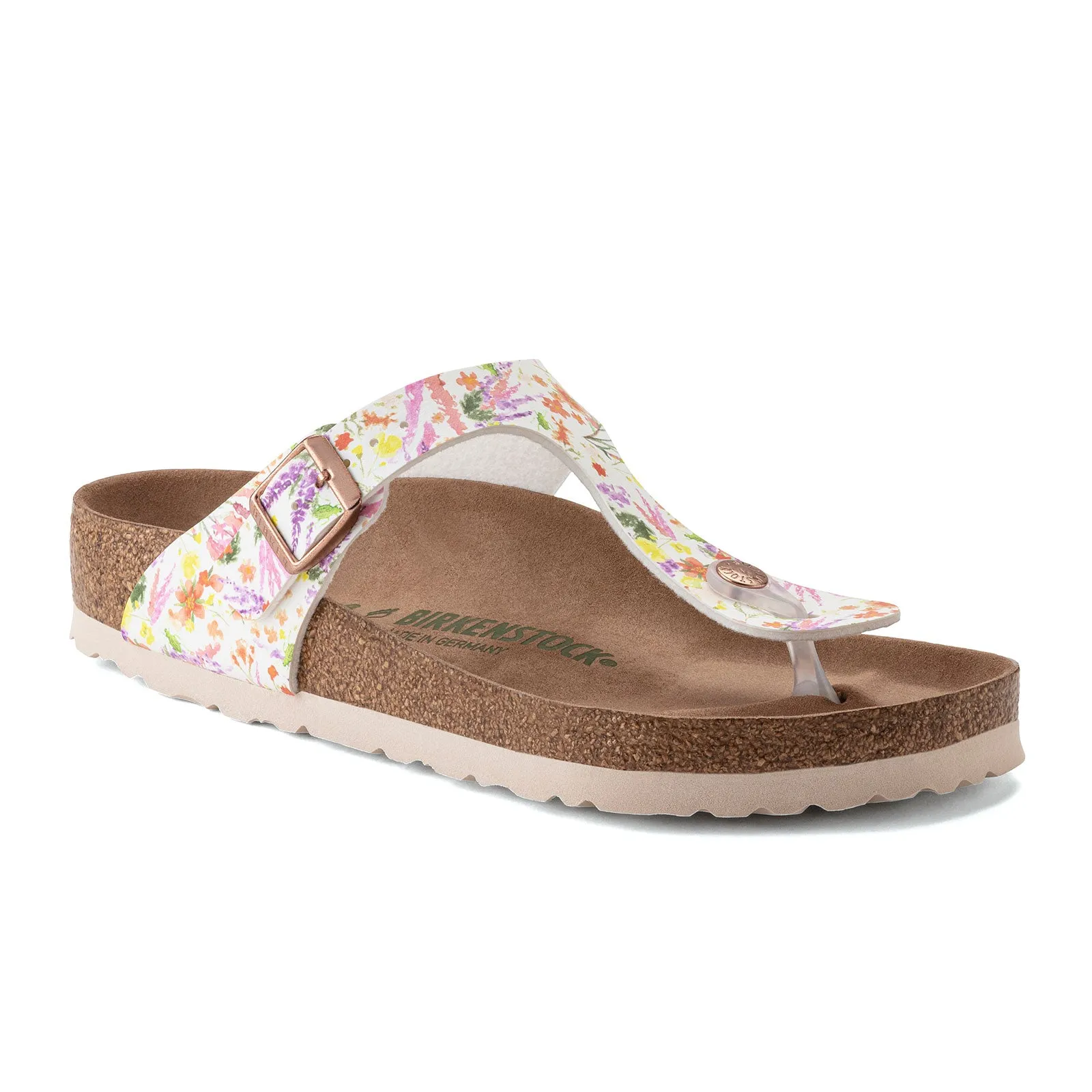 Birkenstock Gizeh Vegan Sandal (Women) - Summer Garden Rose Birko-Flor