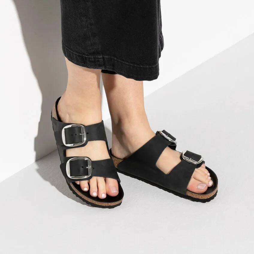 'Birkenstock' Women's Arizona Big Buckle Leather Sandal - Black