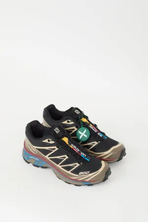 Black & Multi XT6 Racing Project Sneaker