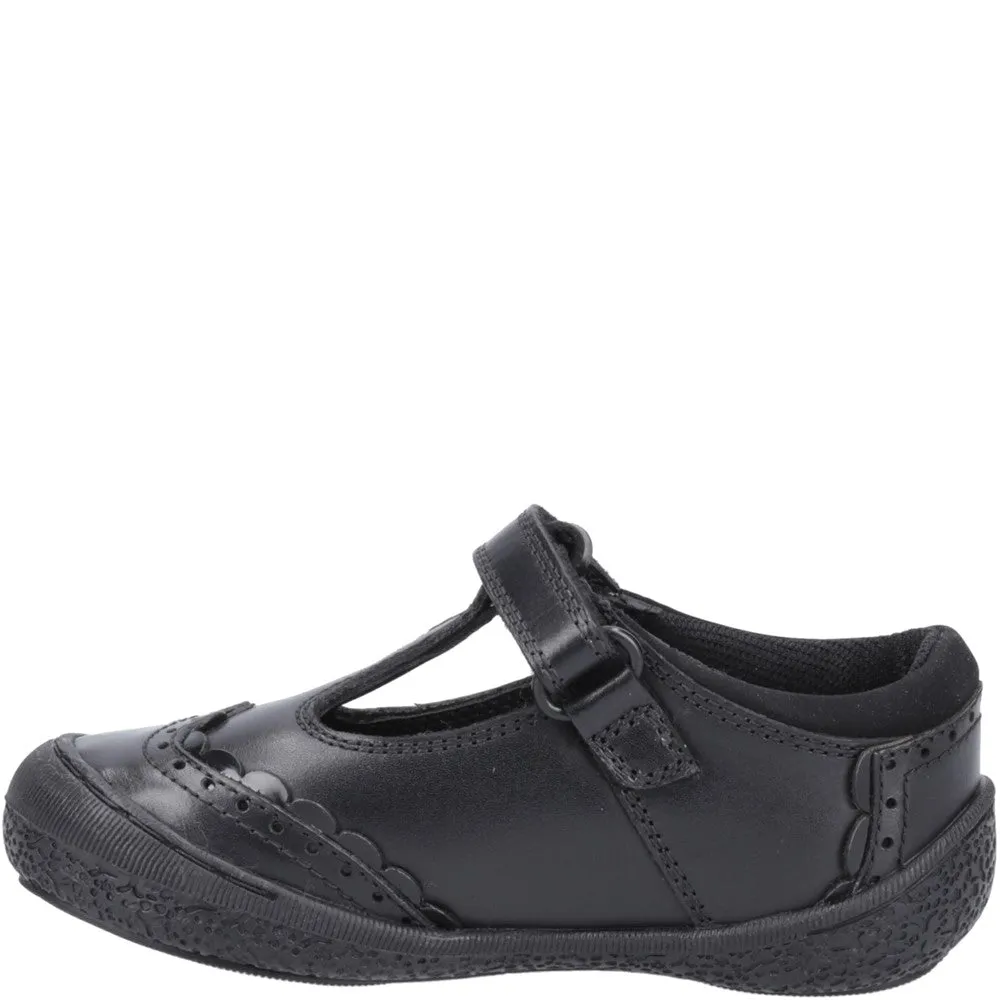 Black Mabel Infant School Shoes