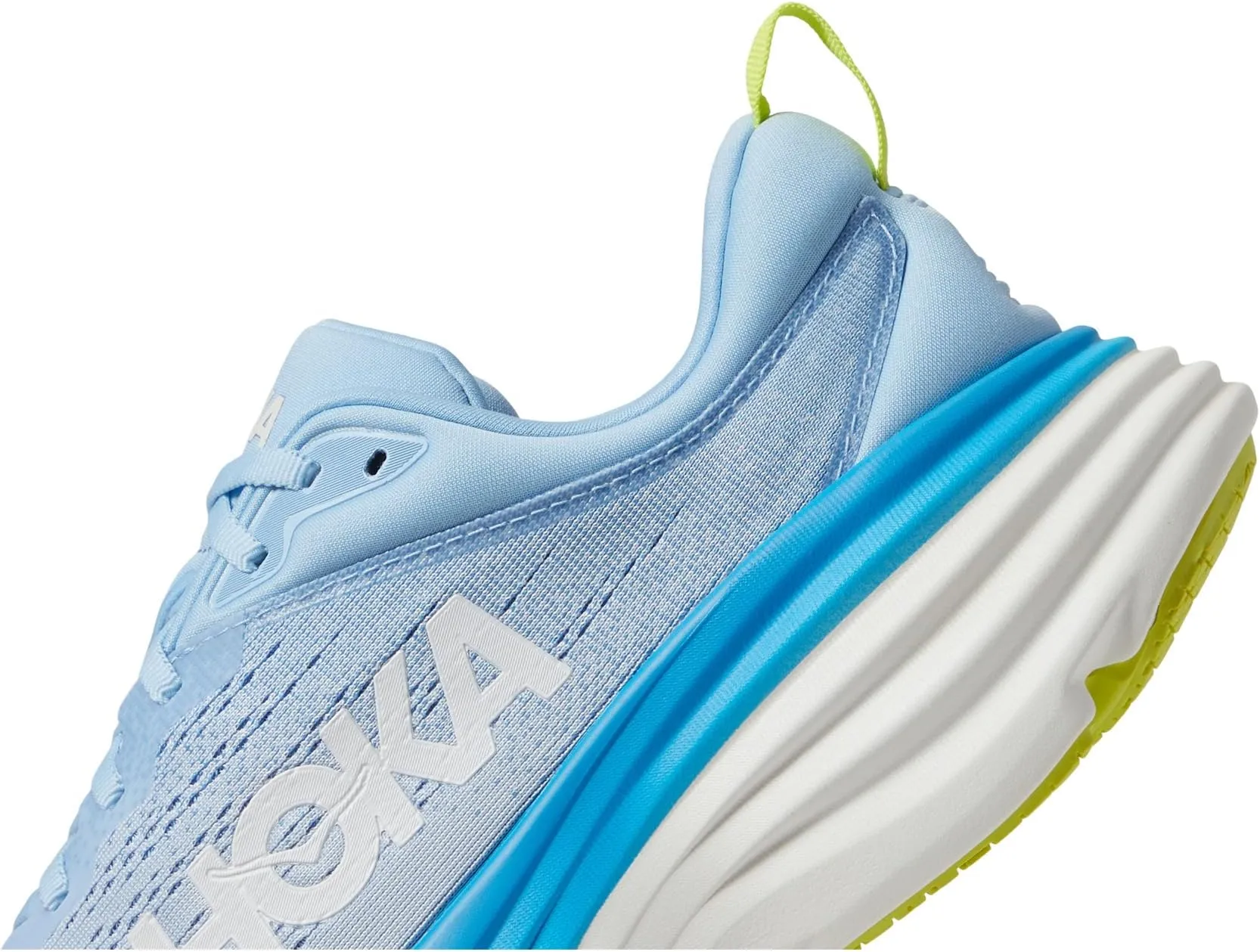 Bondi 8 Hoka Sneakers in Airy Blue/Diva Blue