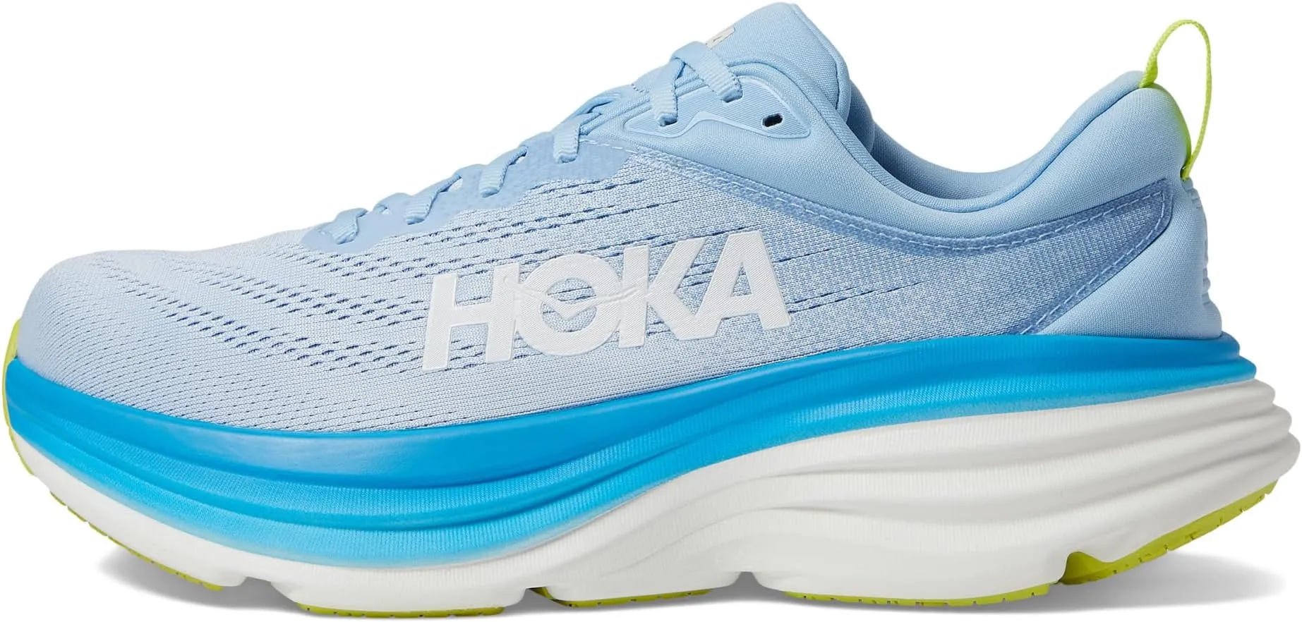 Bondi 8 Hoka Sneakers in Airy Blue/Diva Blue