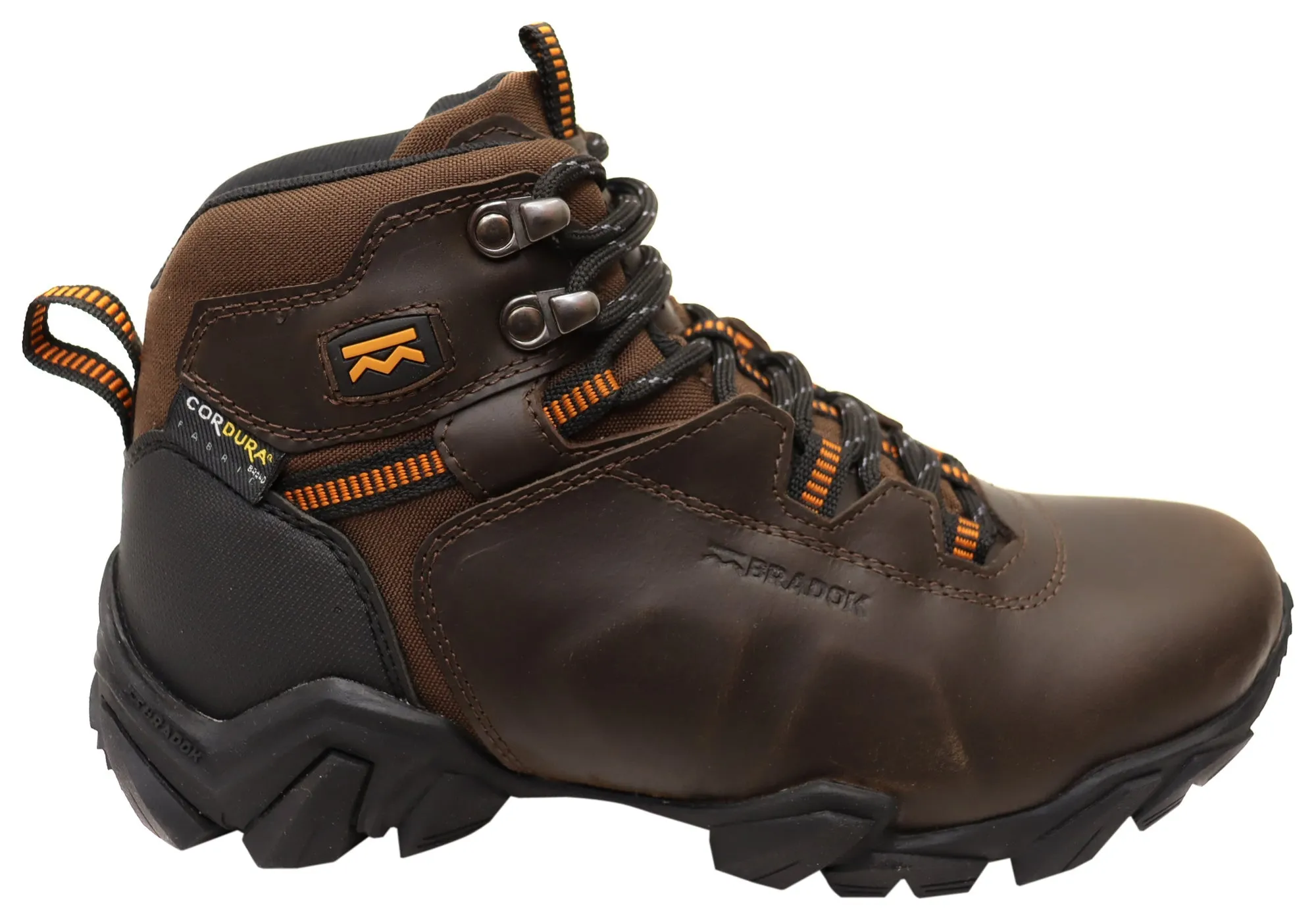 Bradok Trex Mens Comfortable Leather Hiking Boots Made In Brazil