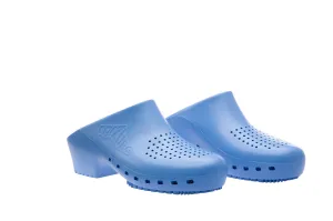 Calzuro Classic clogs with Upper Holes - Light Blue