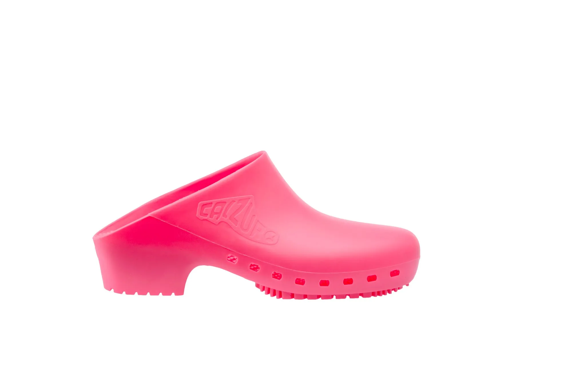 Calzuro Classic clogs without Upper Holes - Hot Pink