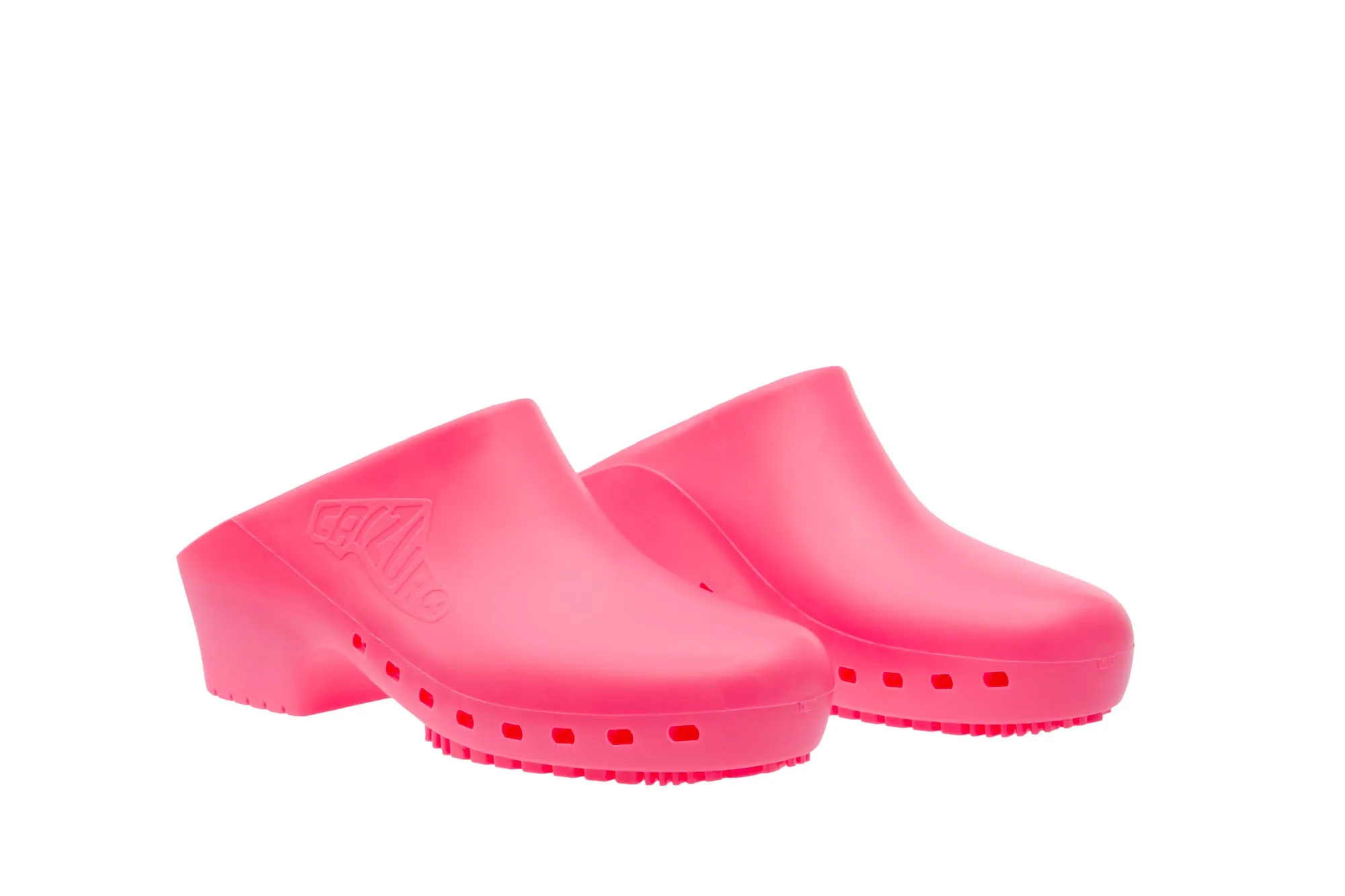 Calzuro Classic clogs without Upper Holes - Hot Pink